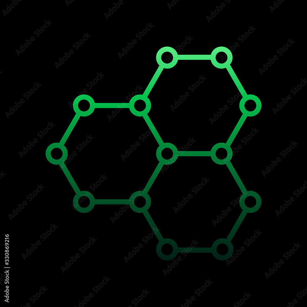 Poster cells nolan icon. simple thin line, outline vector of intelligence icons for ui and ux, website or m