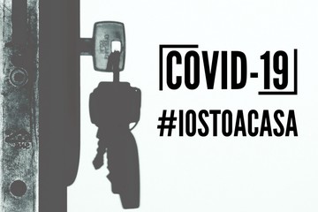 #IOSTOACASA New slogan of Italy against Covid-19. Italy stops under the blows of the coronavirus...