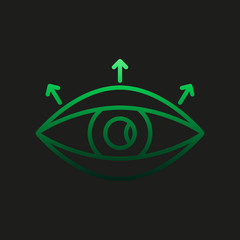 Eye, plastic surgery nolan icon. Simple thin line, outline vector of plastic surgery icons for ui and ux, website or mobile application