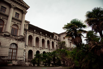 Obraz premium the old ,grey castle