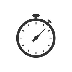 Stopwatch line icon. Vector illustration.