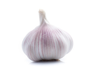 Garlic isolated on white background