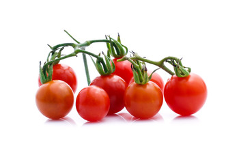 tomatoes isolated on white background