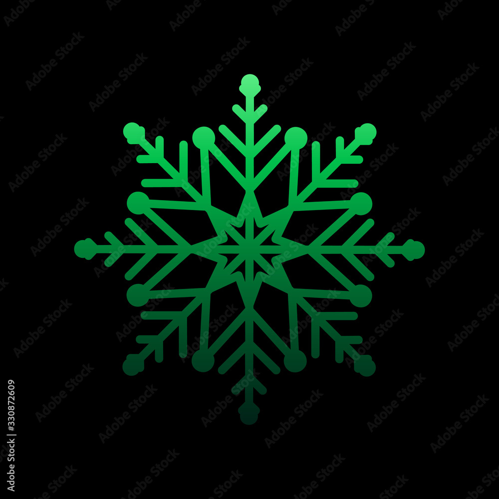 Poster snowflake, snow, winter nolan icon. simple thin line, outline vector of snowflakes icons for ui and 
