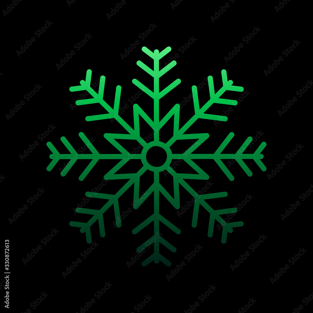 Poster snowflake, snow, winter nolan icon. simple thin line, outline vector of snowflakes icons for ui and 