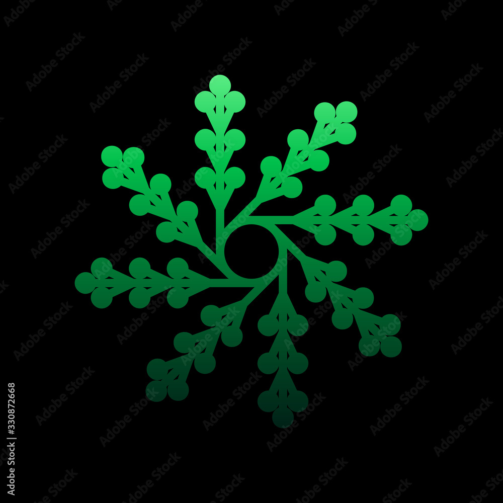 Poster snowflake, snow, winter nolan icon. simple thin line, outline vector of snowflakes icons for ui and 