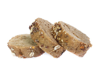 Bread isolated on white background