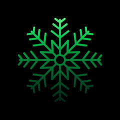 Snowflake, snow, winter nolan icon. Simple thin line, outline vector of snowflakes icons for ui and ux, website or mobile application