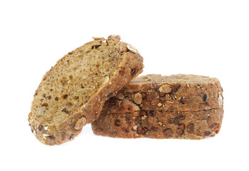 Bread isolated on white background