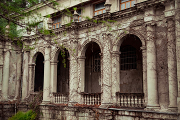 Fototapeta premium the old ,grey castle