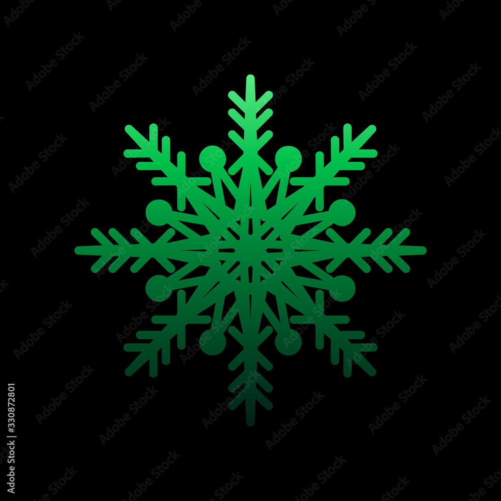 Poster snowflake, snow, winter nolan icon. simple thin line, outline vector of snowflakes icons for ui and 