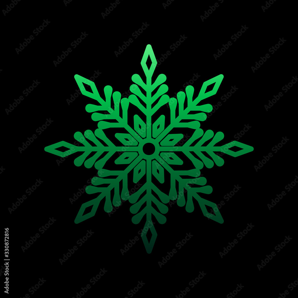 Poster snowflake, snow, winter nolan icon. simple thin line, outline vector of snowflakes icons for ui and 