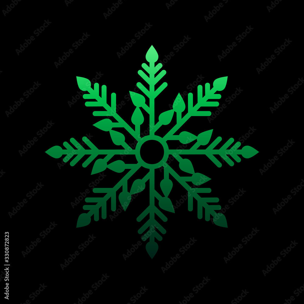 Poster snowflake, snow, winter nolan icon. simple thin line, outline vector of snowflakes icons for ui and 