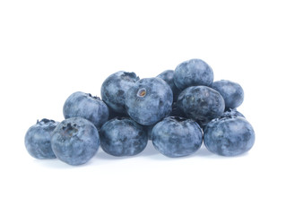 blueberries isolated on white background