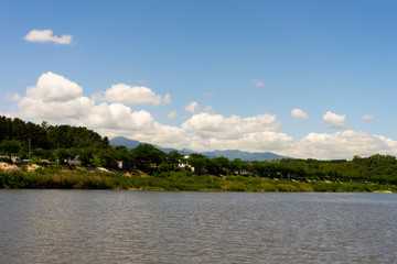 Obraz premium Sea Blue Ocean View Photographs in Sunnyday