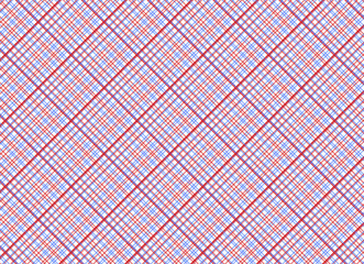 Blue & Red Seamless Diagonal Pattern Fabric Design, Background