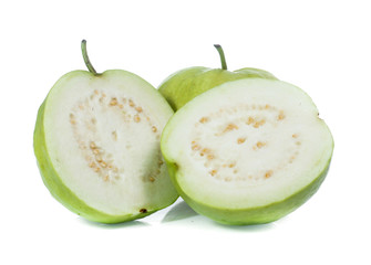 Guava isolated on white background