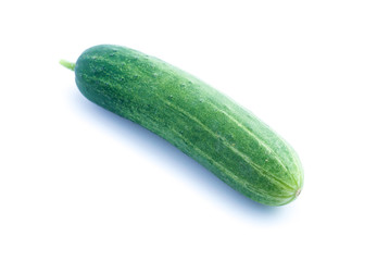 Cucumber  isolated on white background