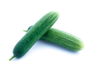 Cucumber  isolated on white background