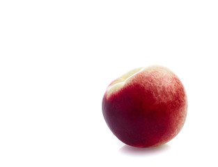 nectarines isolated on white background