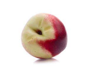 nectarines isolated on white background