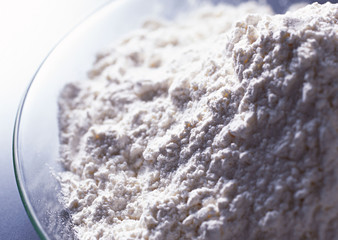 Flour in a bowl