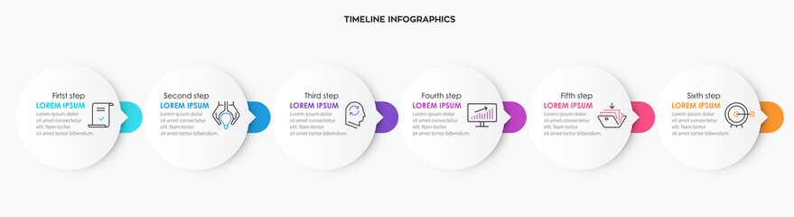 Obraz premium Vector infographic template