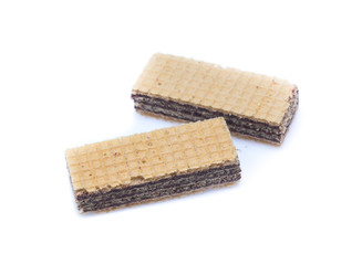 Wafers stick isolated on white background