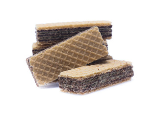 Wafers stick isolated on white background