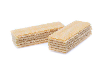 Wafers stick isolated on white background