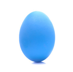 Perfect colorful handmade easter eggs isolated on a white