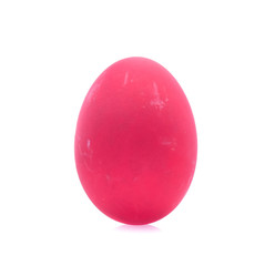 Perfect colorful handmade easter eggs isolated on a white