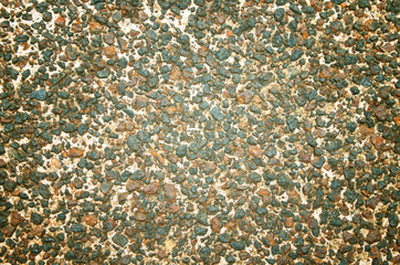 Gravel stone wall background