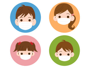 家族　人　マスク