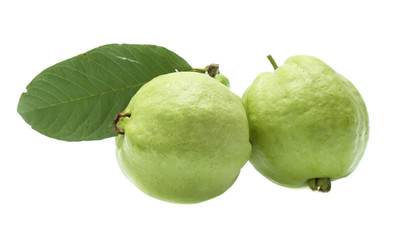 Fresh guava isolated on a white background