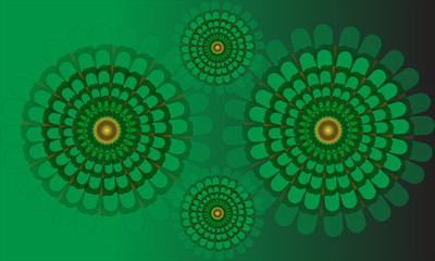 Abstract background. Decorative round ornament. Geometric Mandala Design