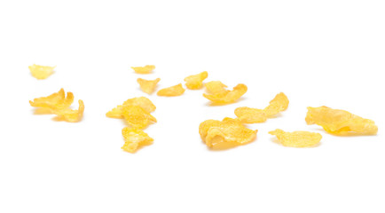 Naklejka premium Cornflakes isolated on white background