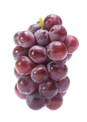 red grape  isolated on white