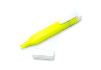 Colorful marker pen  isolated on white background