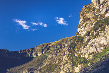 Rocks Moldoveanu Peak, at 2,544 meters (8346 feet), is the highest mountain in Romania.