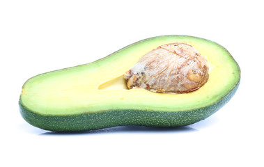 Avocado isolated on white