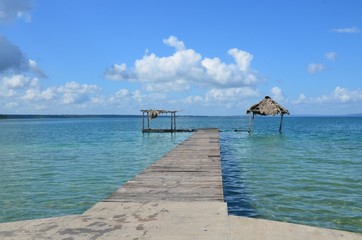 jetty on the sea