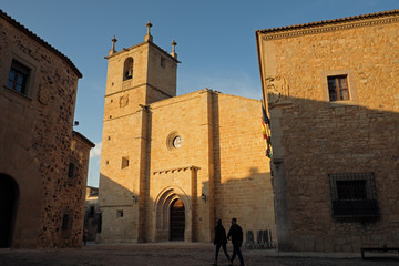 Concatedral de Santa María de Cáceres, ciudad Patrimonio de la Humanidad.