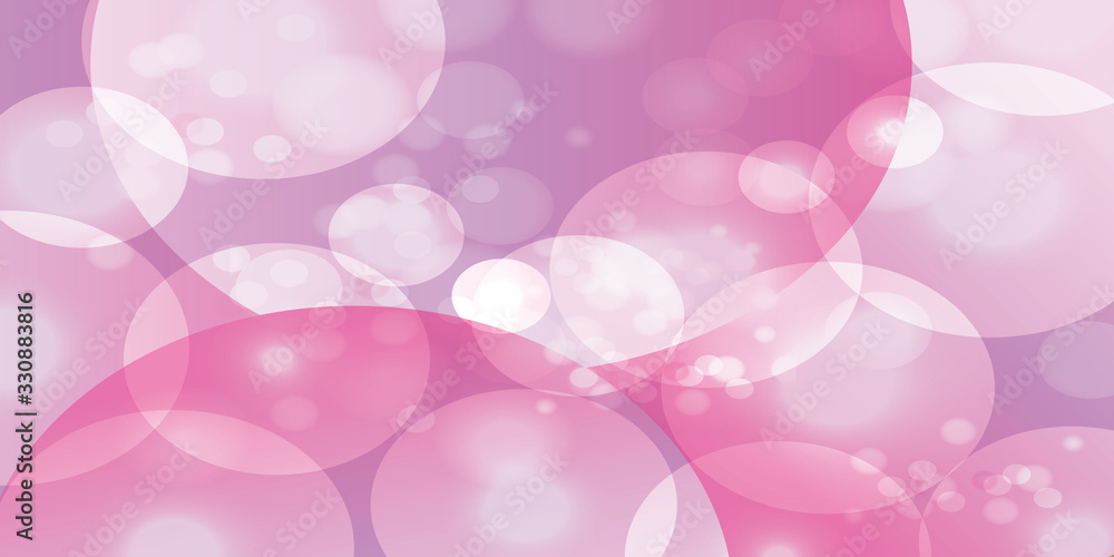 Poster abstract bokeh lights with soft light background