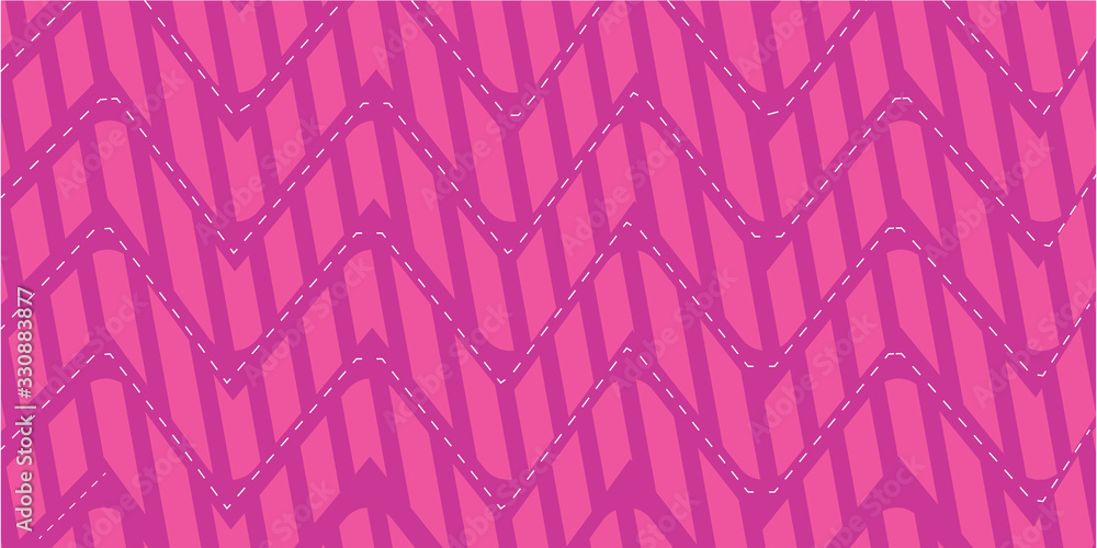 Poster zigzag chevron pattern background vector design