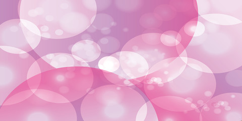 Abstract bokeh lights with soft light background