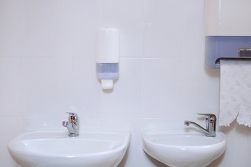 Interior of the bathroom.