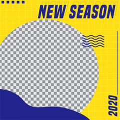 social media fashion design to sale promotion with a unique style and very easily edited by anyone for web banners and more