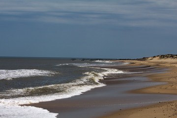 waves on the beach