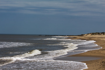 waves on the beach